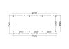Bouwpakket aanbouwveranda 822x326 cm links fijnbezaagd Douglas