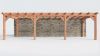 Bouwpakket aanbouwveranda 928x326 cm fijnbezaagd Douglas