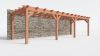 Bouwpakket aanbouwveranda 992,5x326 cm rechts fijnbezaagd Douglas