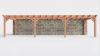 Bouwpakket aanbouwveranda 1121,5x326 cm fijnbezaagd Douglas