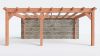 Bouwpakket aanbouwveranda 648,5x390,5 cm links fijnbezaagd Douglas