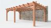 Bouwpakket aanbouwveranda 701,5x390,5 cm links fijnbezaagd Douglas