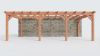 Bouwpakket aanbouwveranda 822x390,5 cm links fijnbezaagd Douglas