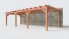 Bouwpakket aanbouwveranda 992,5x390,5 cm links fijnbezaagd Douglas