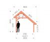 Trendhout Kapschuur de Hoeve XL 885x380 cm
