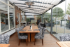 Aluminium veranda met glasschuifsysteem - Maasdam