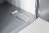Biohort Metalen containerberging Alex 80x88x129 cm - Zilver