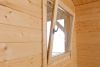 Blokhut 440x340 cm + luifel 300 cm + zijaanbouw 150 cm - gecoat