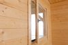 Blokhut 440x340 cm + luifel 300 cm + zijaanbouw 150 cm - gecoat
