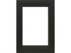 Draai/kiepraam - 77,4x107,4 cm - linksdraaiend - zwart - incl. raambeslag