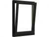 Draai-kiepraam rechtsdraaiend zwart - 77,4x107,4 cm