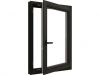 Draai-kiepraam rechtsdraaiend zwart - 77,4x107,4 cm