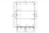 Dubbele garage 44 mm - 595x800 cm - onbehandeld