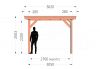 Trendhout Buitenverblijf Florence 650x360 cm - Plat dak