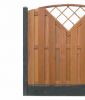 Beton Hoekpaal antraciet 10x10x275 cm glad met diamantkop
