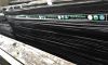 Glasschuifwand Profiline R3 (3-spoor) type C - B243,5 x H230 cm RAL9010 vast deel rechts - SALE01547