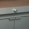 Biohort HighBoard 200 metalen opbergkast 200x84x127 cm kwartsgrijs