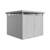 Biohort Highline H4 metalen tuinhuis 275x275x222 cm met dubbele deur