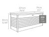 Biohort metalen Hobbybox 200 201x79x83 cm brons