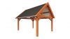 Trendhout Zadeldak Select Landelijk 550x500 cm Douglashout blank