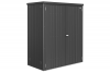 Biohort Metalen Tuinkast 150 - Dubbele deur - Donkergrijs - 155x83x182,5 cm