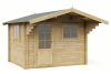 Blokhut 3026 300x250 cm - exterieur gecoat