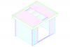 Blokhut 325M 300x250 cm - exterieur gecoat