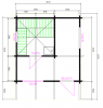 Buitensauna Plat Dak Interflex 3940 - 387x387 cm (70 mm)