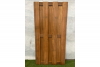 Hardhouten tuinscherm 90x180 cm - Zwarte vegen - SALE01885
