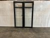 Dubbele deur zwart 150,5x206 cm - excl. kozijn en hang- en sluitwerk - SALE02120