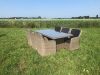 Dinnerset Kaapstad wicker tafel + 6 stoelen inclusief rugkussens - Numansdorp, Hoofddorp & Amersfoort