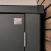 Biohort Julia M metalen terraskast 77,7 x 57 x 140,2 cm donkergrijs metallic