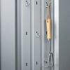 Biohort Julia M HIGH metalen terraskast 77,7x57x180,9 cm zilver
