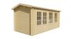 Blokhut Justine 500x250 cm - Red class wood geïmpregneerd