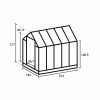 Tuinkas Kate III - 192x314 cm - Wit - Full Options