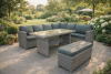 Wicker high dining cornerset Leonardo - Showmodel Numansdorp, Strijen & Wommelgem