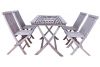 SenS-Line Lewis teak set - 4 stoelen + 1 tafel