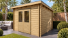 Classicline Blokhut Overijssel 300x300 cm vuren blank