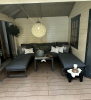 Loungeset Garden Impressions Bretagne 5-delig - carbon black/mystic grey - Showmodel Amersfoort