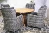 Wicker stoelen tuinset Tejeda