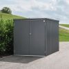 Biohort Mini Garage L donkergrijs metallic 145x203 cm