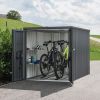 Biohort Mini Garage L donkergrijs metallic 145x203 cm