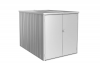 Biohort Mini Garage L zilver metallic 145x203 cm