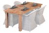 Teak dinner tafel Modern 250 | Tafel 250x100x80 cm