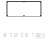 Overkapping Novo Modern 700x 300 cm incl. achterwand en zijwand (incl. EPDM)