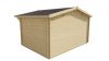 Blokhut Murcia 400x300 cm + luifel 70 cm - Red class wood geïmpregneerd