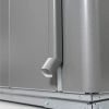 Biohort Neo 3A metalen tuinhuis enkele deur donkergrijs 3A 180x292 cm