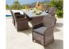 Dinnerset Kaapstad wicker tafel + 6 stoelen inclusief rugkussens - Numansdorp, Hoofddorp & Amersfoort