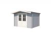 Blokhut Baltimore 292x230 cm - Platinum Grey-Wit gecoat secondary