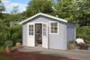 Blokhut Arvid 380x300 cm - Platinum Grey-Wit gecoat main